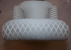 Attractive Upholstered Swivel Armchair