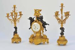 19th Century French Clock Garniture