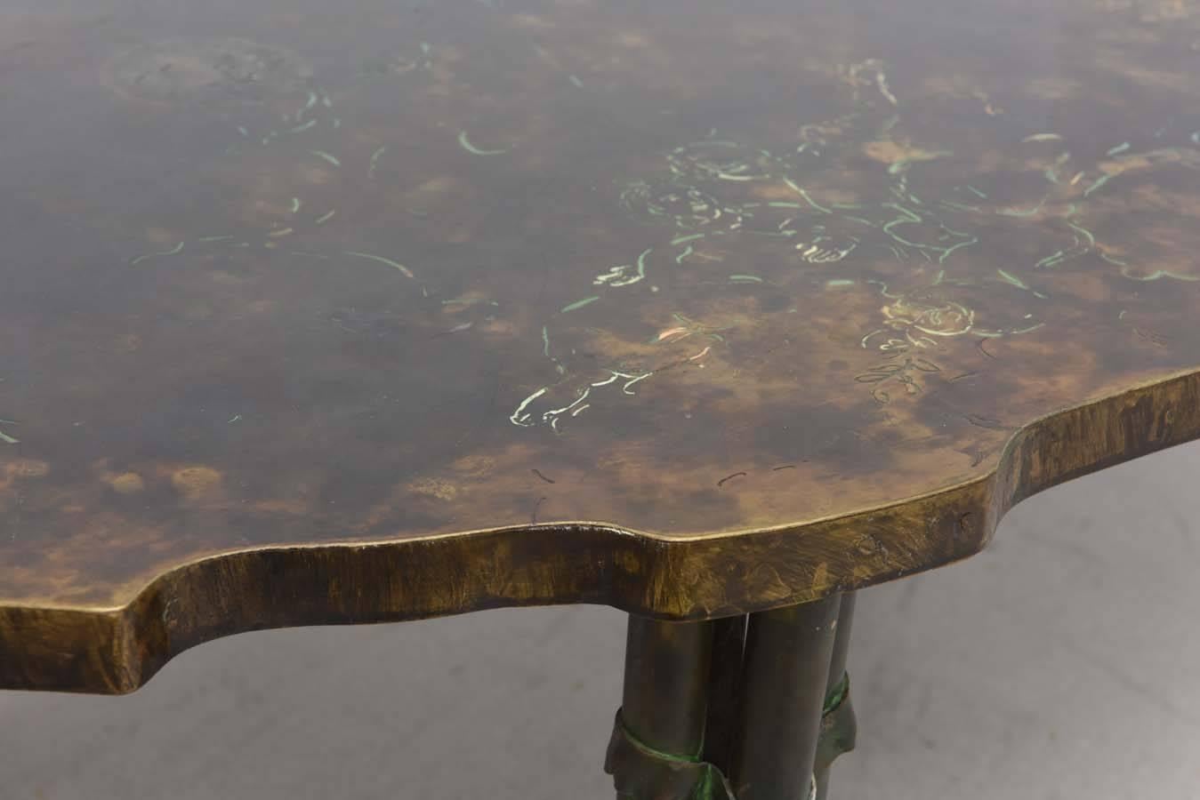 Signed Laverne Bronze Coffee Table 3