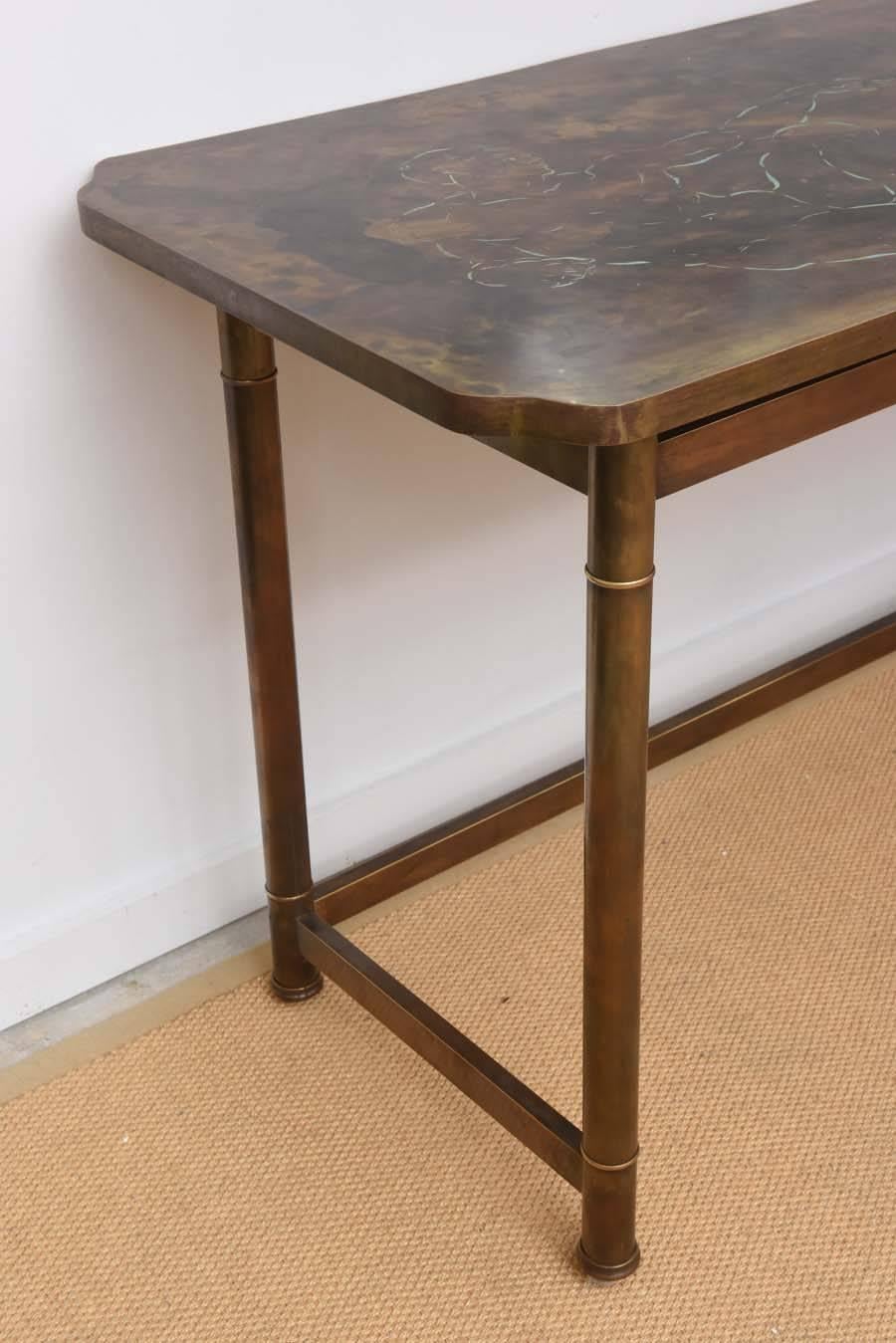 Laverne Bronze Desk, Signed 3