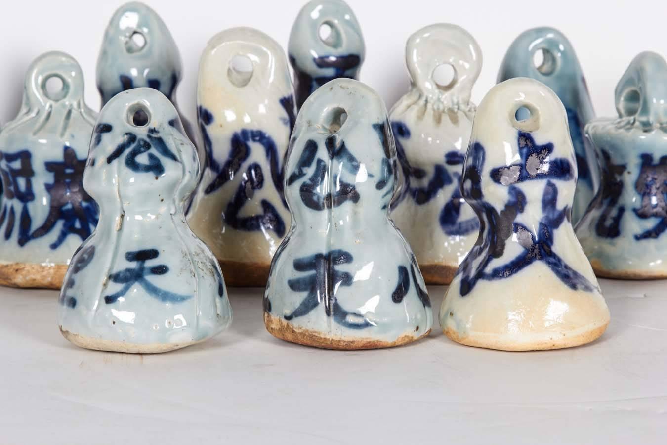 Early 20th Century Chinese Porcelain Weight Measures 1