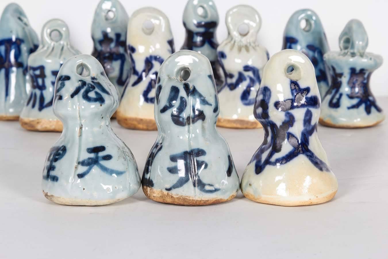 Early 20th Century Chinese Porcelain Weight Measures 2