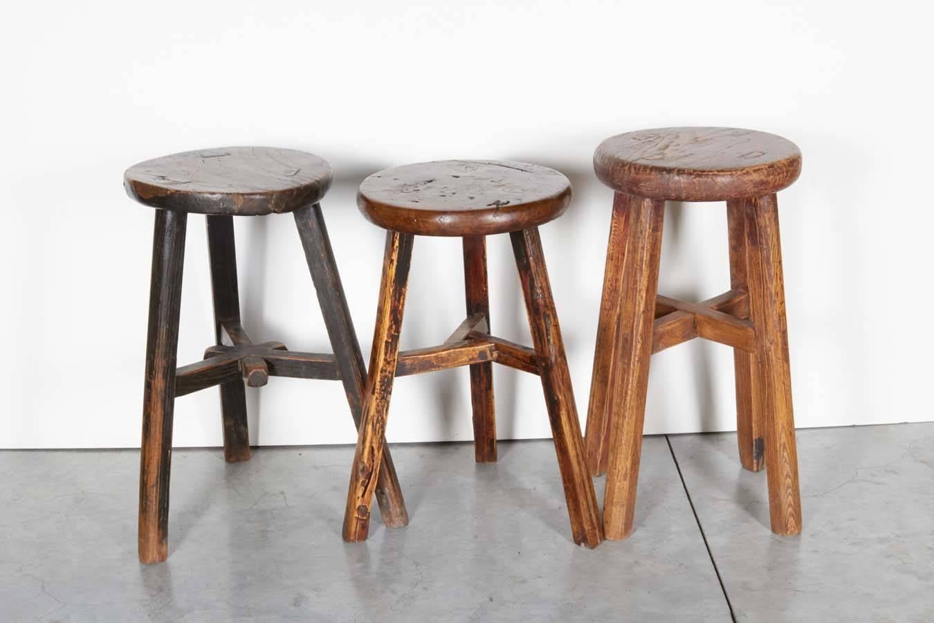 antique chinese stools