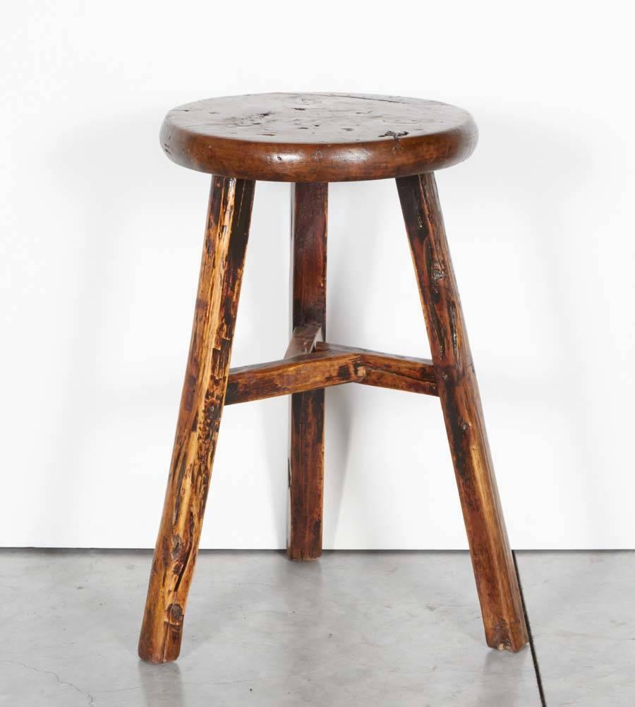 Antique Chinese Round Stools In Good Condition In New York, NY