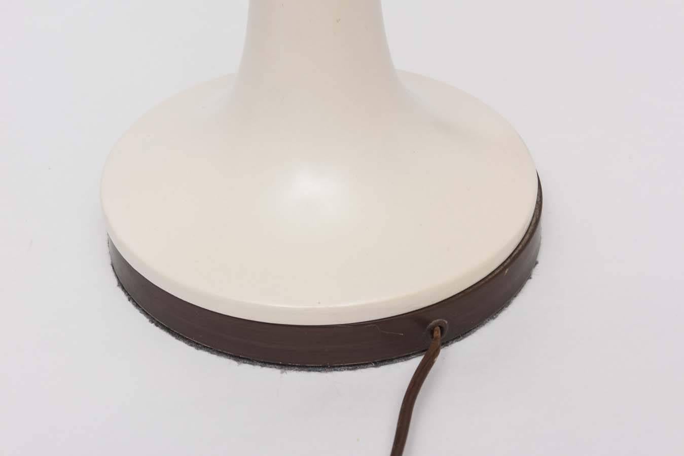 Lotte Bostlund Ceramic Lamps with Original Fiberglass and String Shades 1