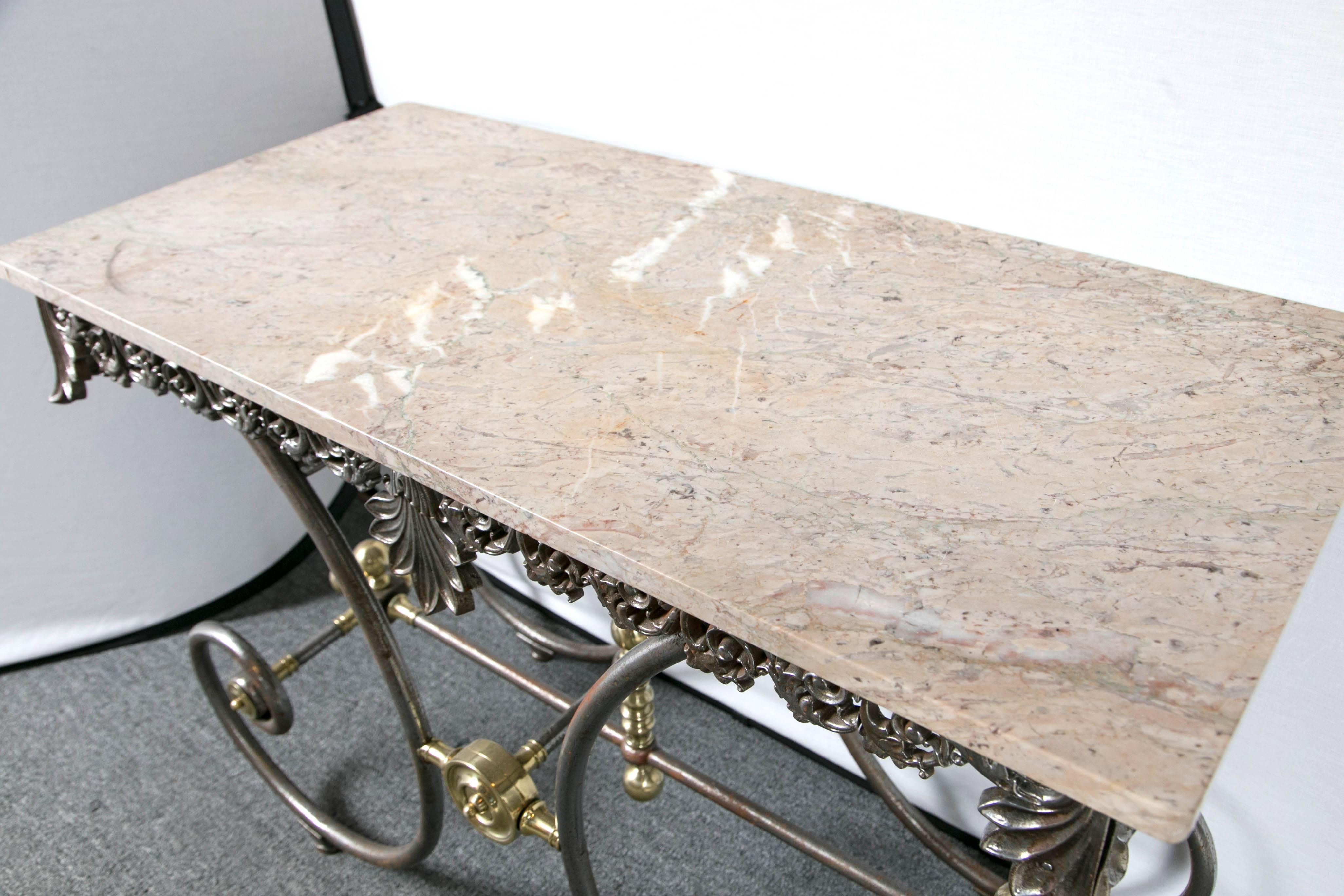 marble top bakers table