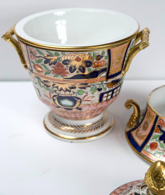 Pair of Coalport Fruit Cooler and Cover at 1stDibs