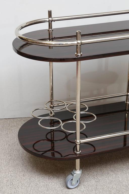 Art Deco Bar or Serving Cart with Ice Bucket (could be sold separately