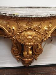 Beautiful Gilded Wall Mount 19th Century French Console