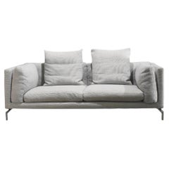 DWR Grey Como Sofa by Giorgio Soressi