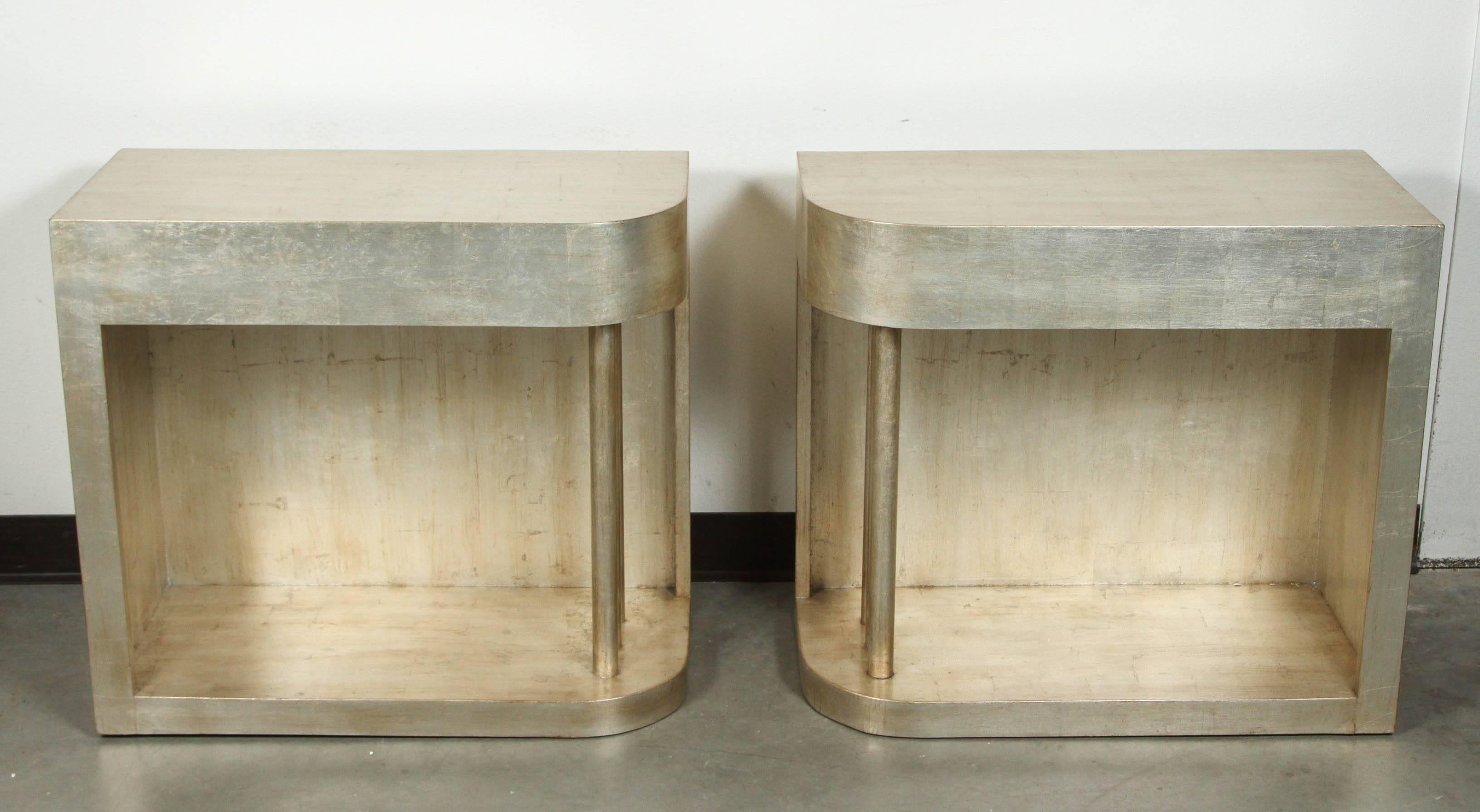 Pair of Deco Style End Tables by James Mont In Excellent Condition In New York, NY