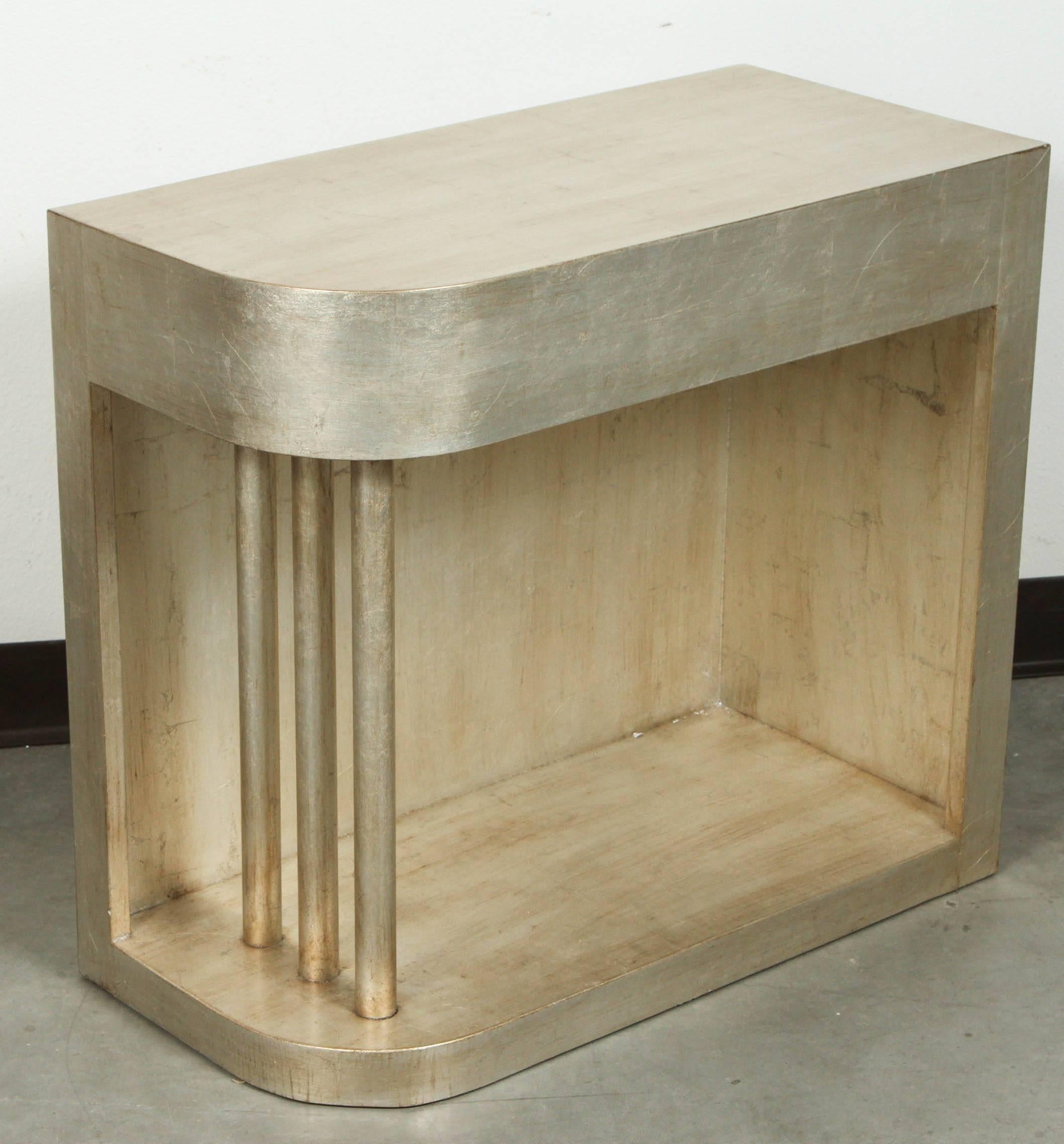 Mid-20th Century Pair of Deco Style End Tables by James Mont