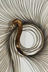 Fabulous Peacock Sculpture by Curtis Jere