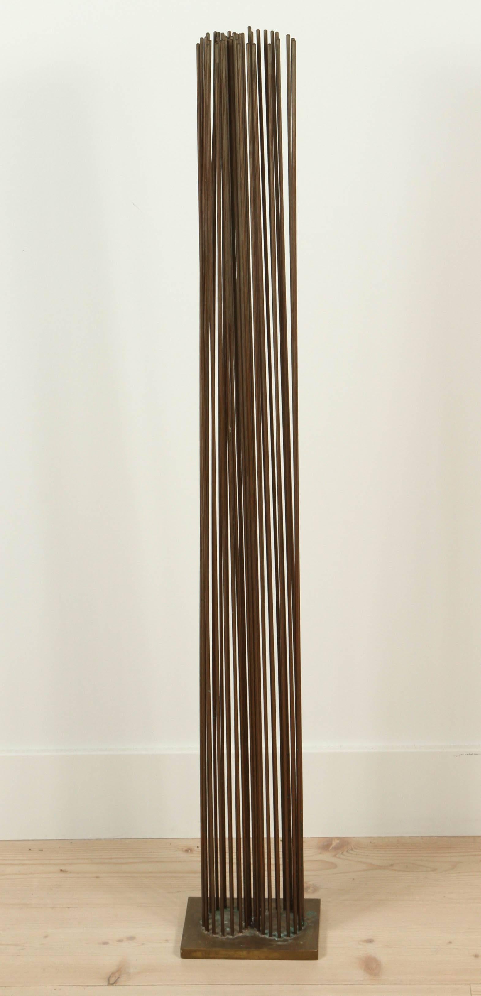 Two Circle Sounds Sculpture by Val Bertoia In Excellent Condition In Los Angeles, CA
