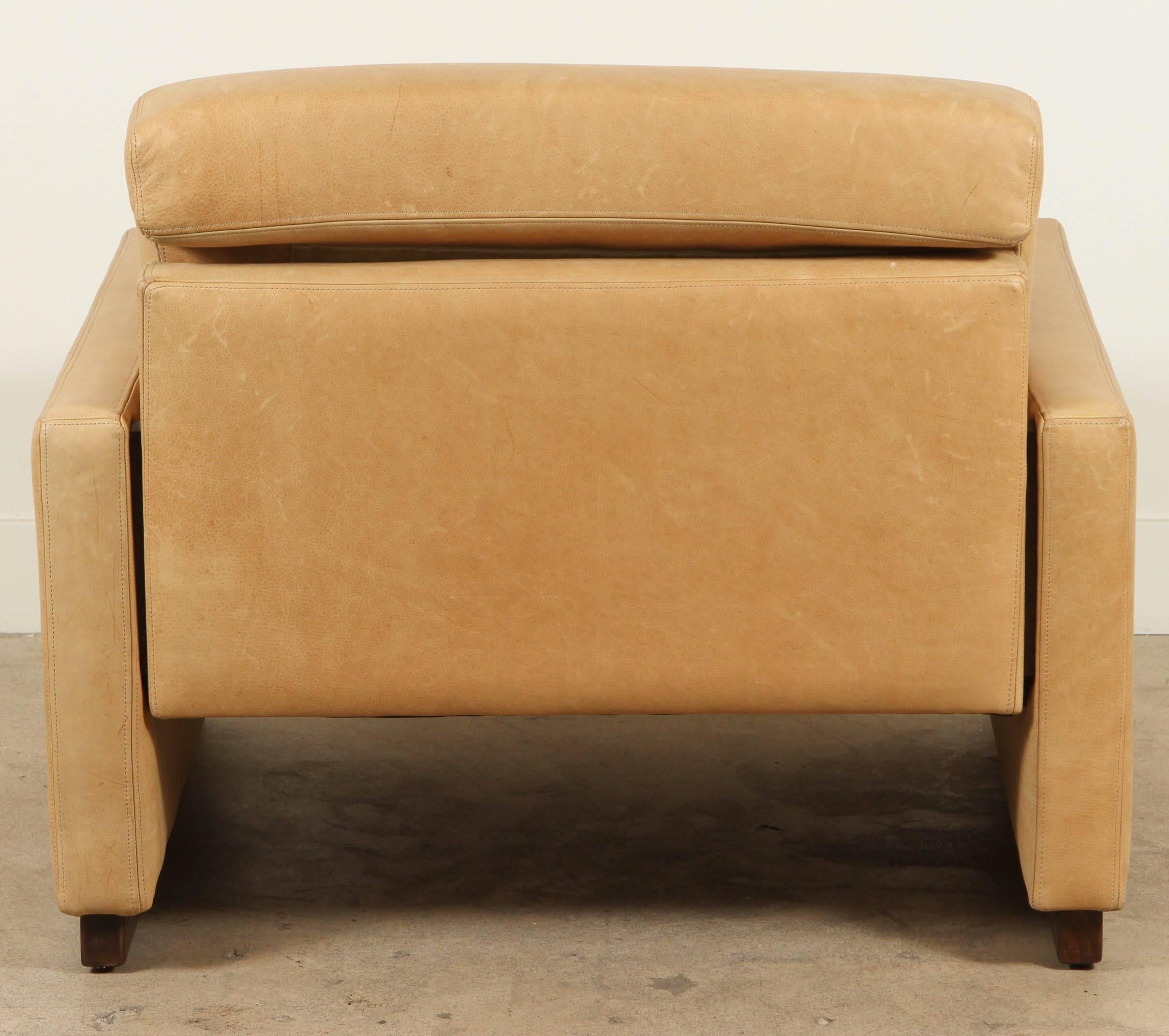 Leather Weldon Club Chair by Lawson-Fenning