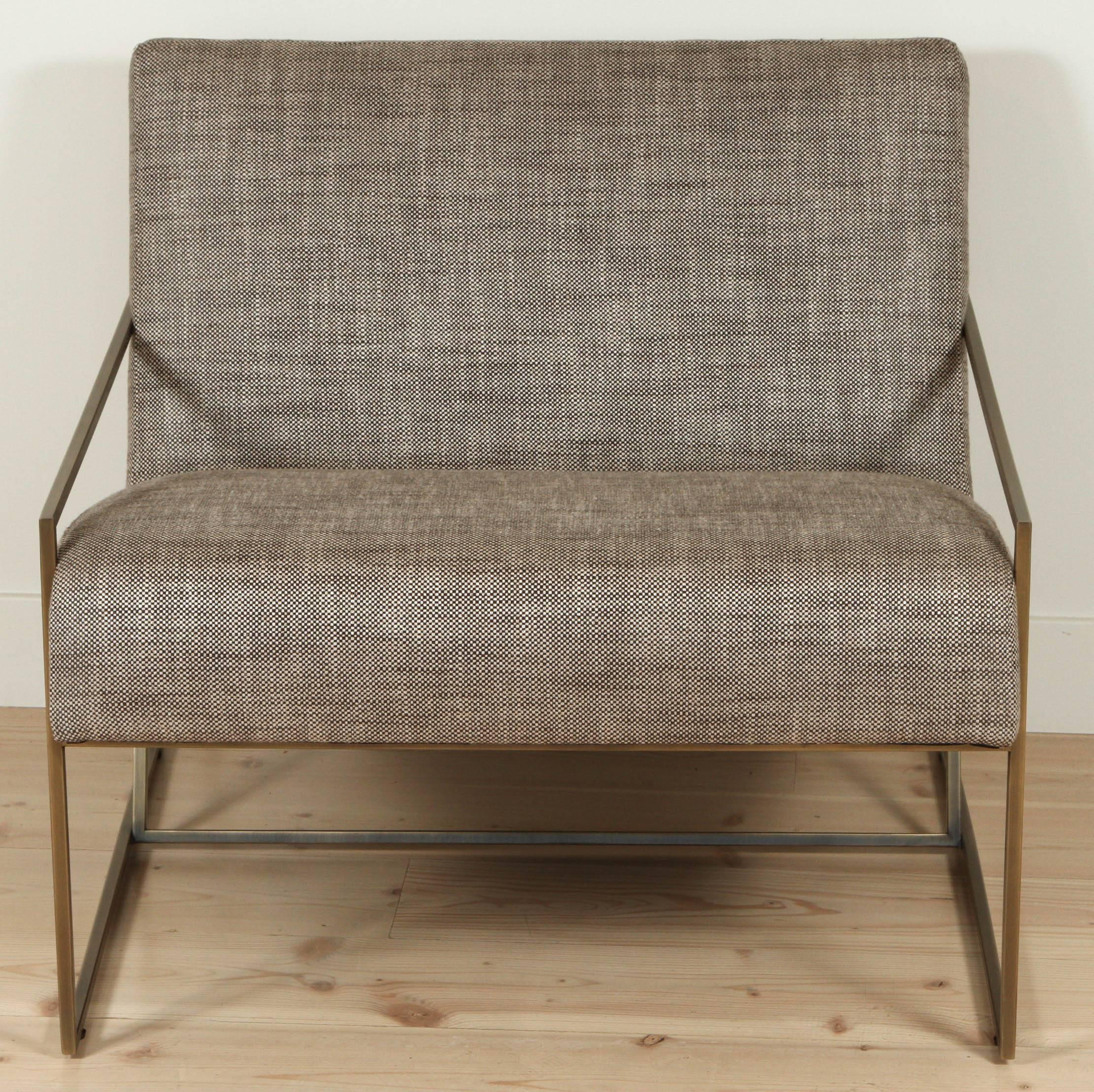 Mid-Century Modern Thin Frame Lounge Chairs by Lawson-Fenning 
