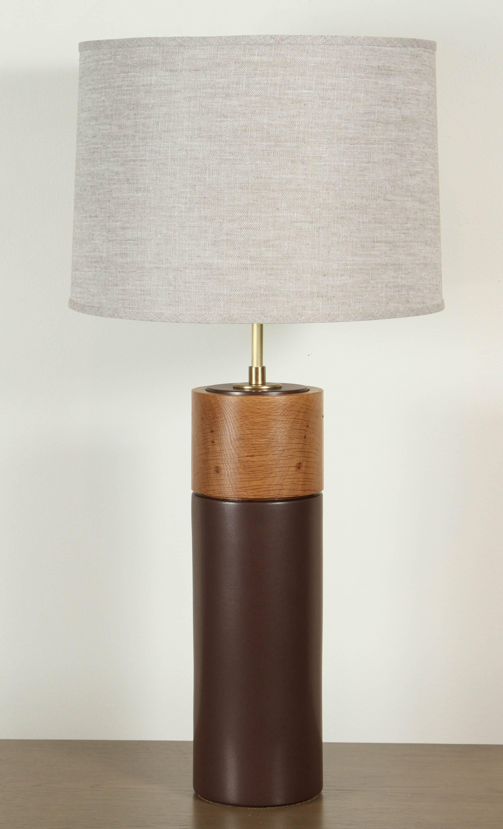Mid-Century Modern Pair of Tall Pipa Lamps by Stone and Sawyer