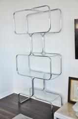 Pair of Milo Baughman Chrome Étagères