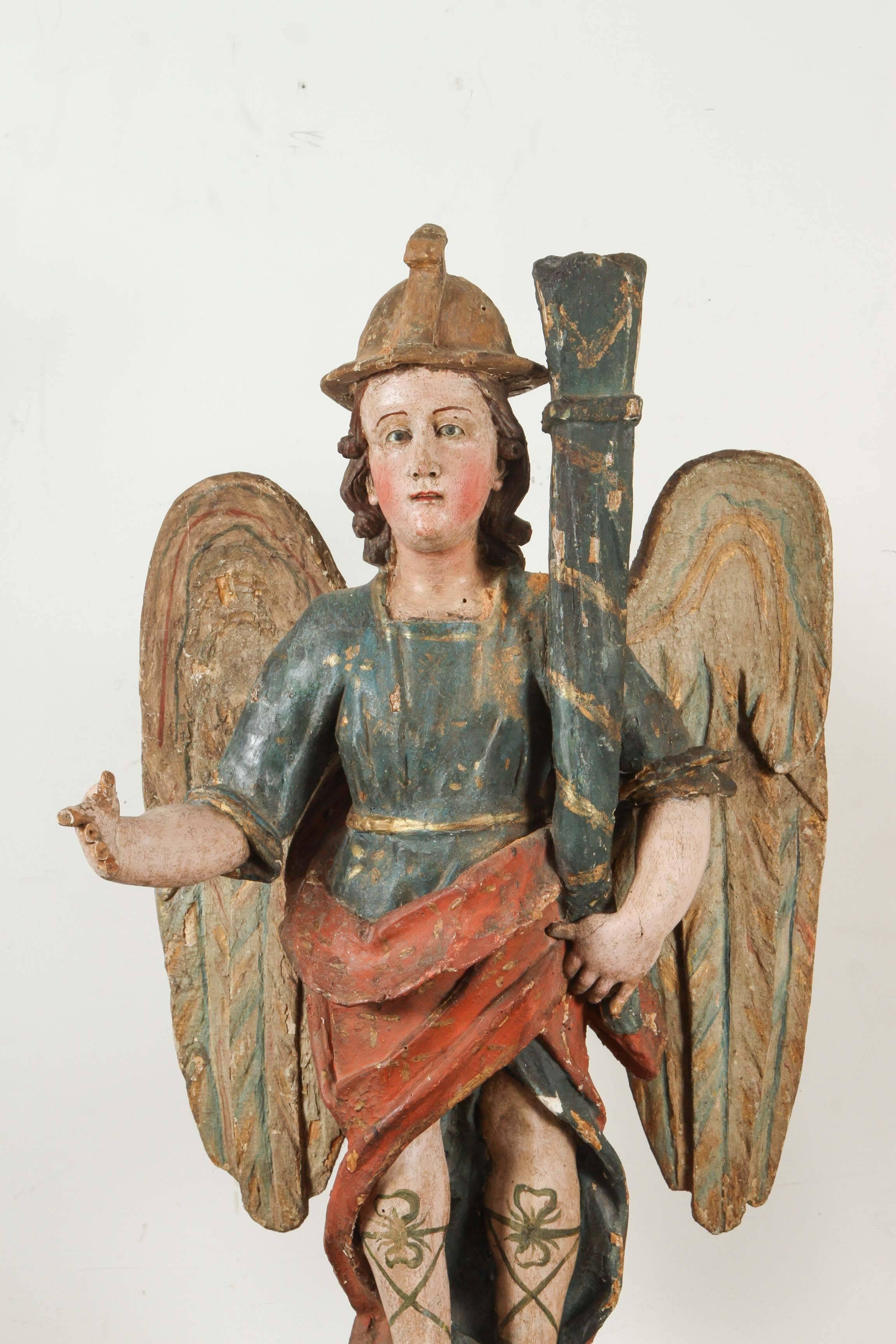18th Century and Earlier Rare, Large, 18th Century Angel Candlesticks For Sale