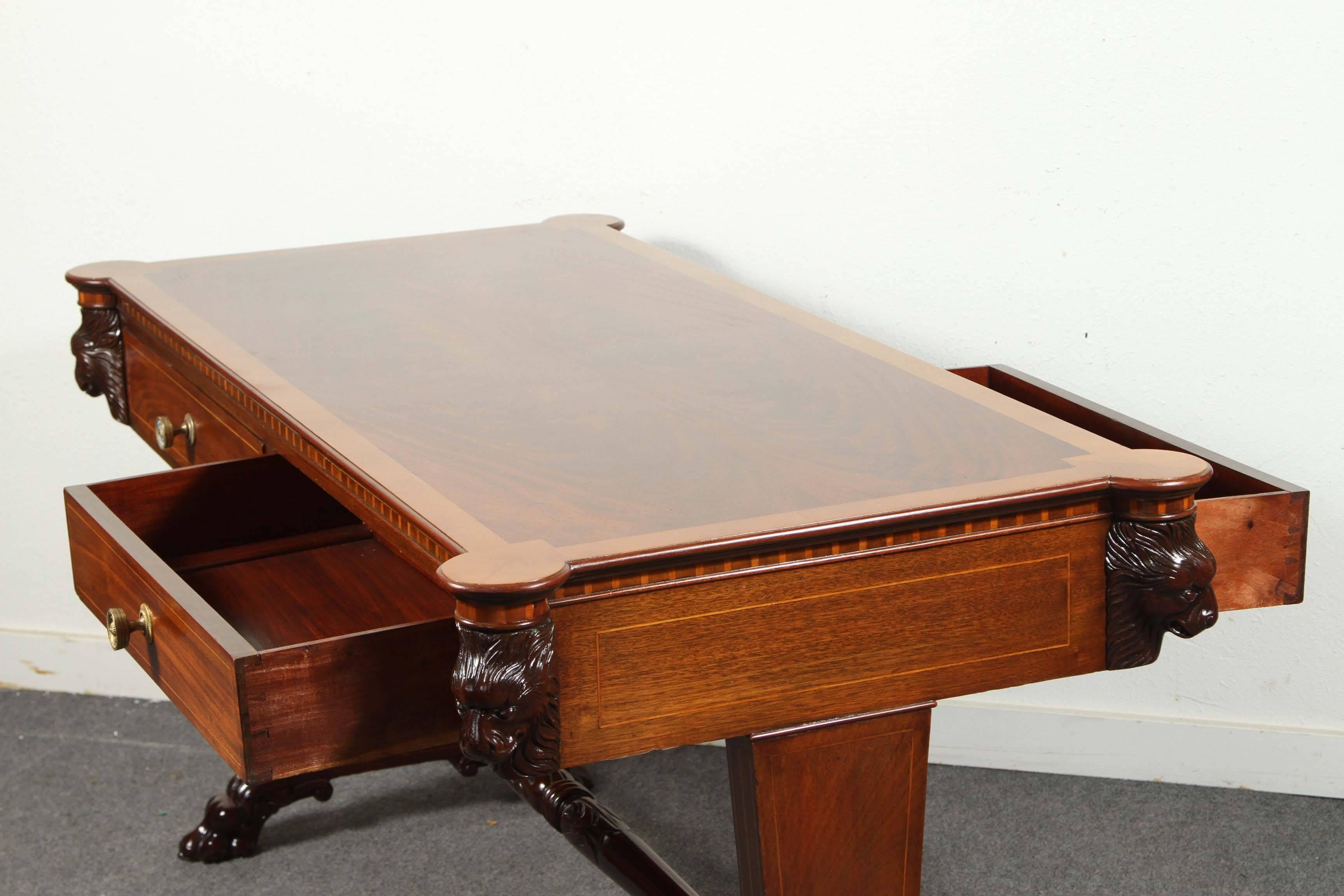 19th Century, Italian Partners Desk For Sale 1