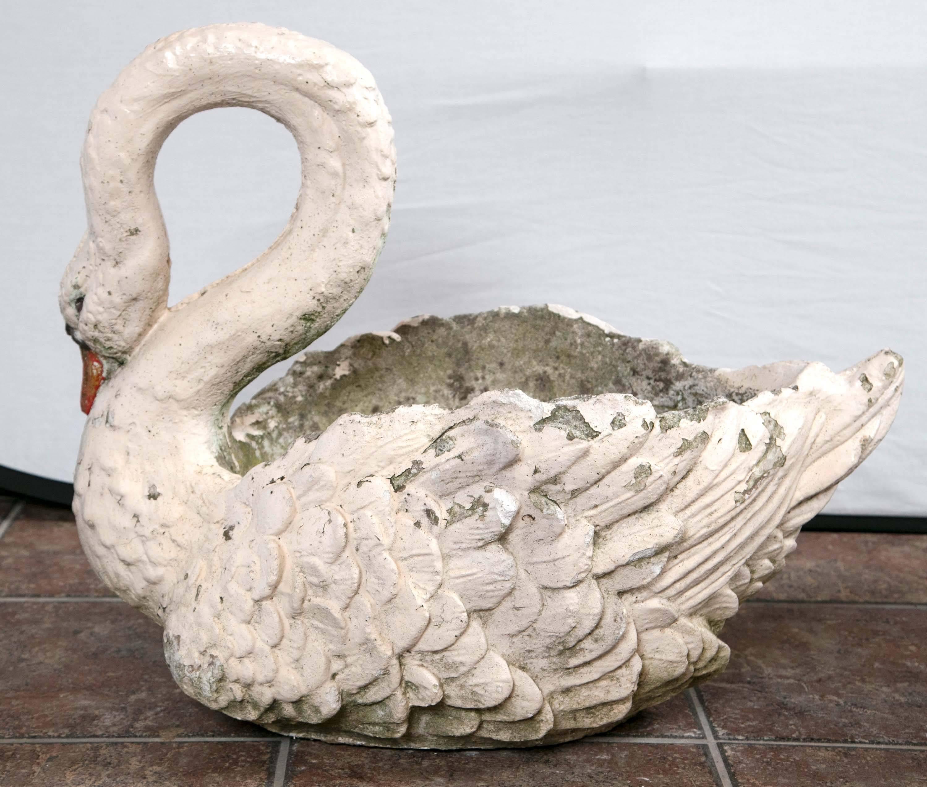 large swan planter