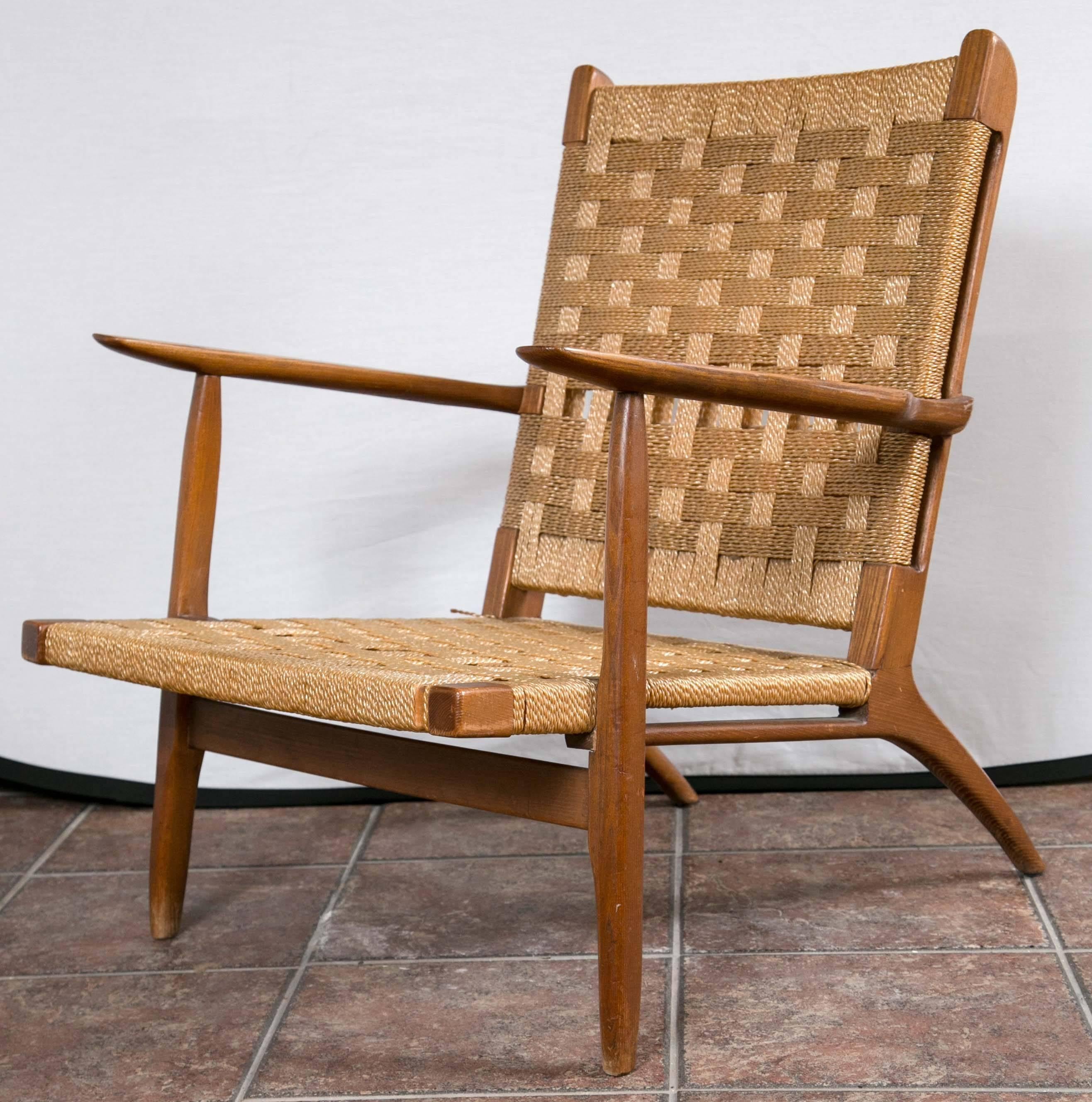 Mid-20th Century Pair of Hans Wegner Easy Chairs