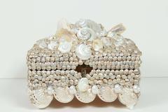 Shell covered Coquillage Box