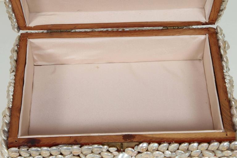 Shell covered Coquillage Box at 1stDibs