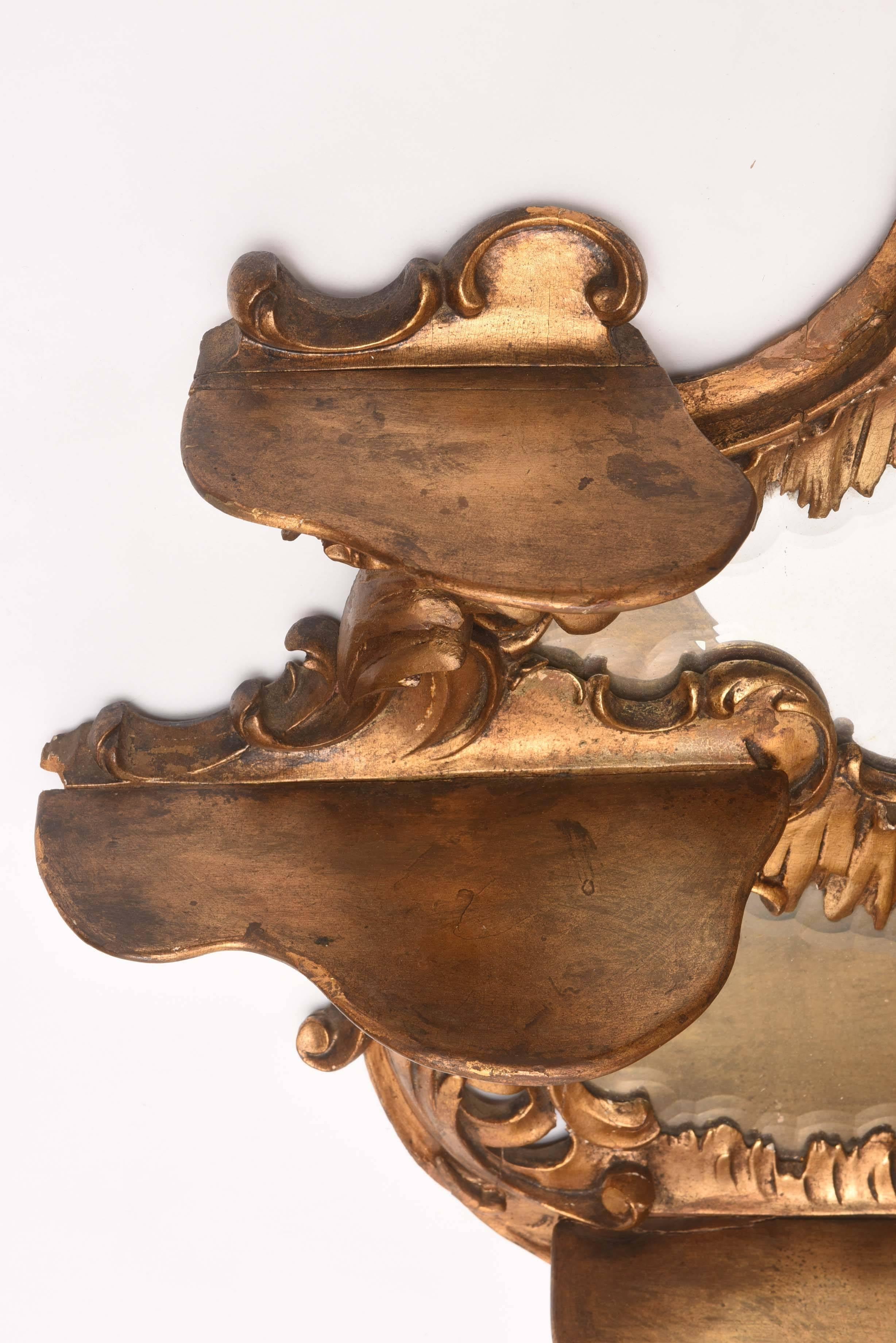 19th Century Mirrored Chinoiserie Style What Not 3