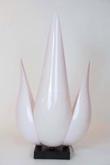 Pale Pink Tulip Lamp by Rougier