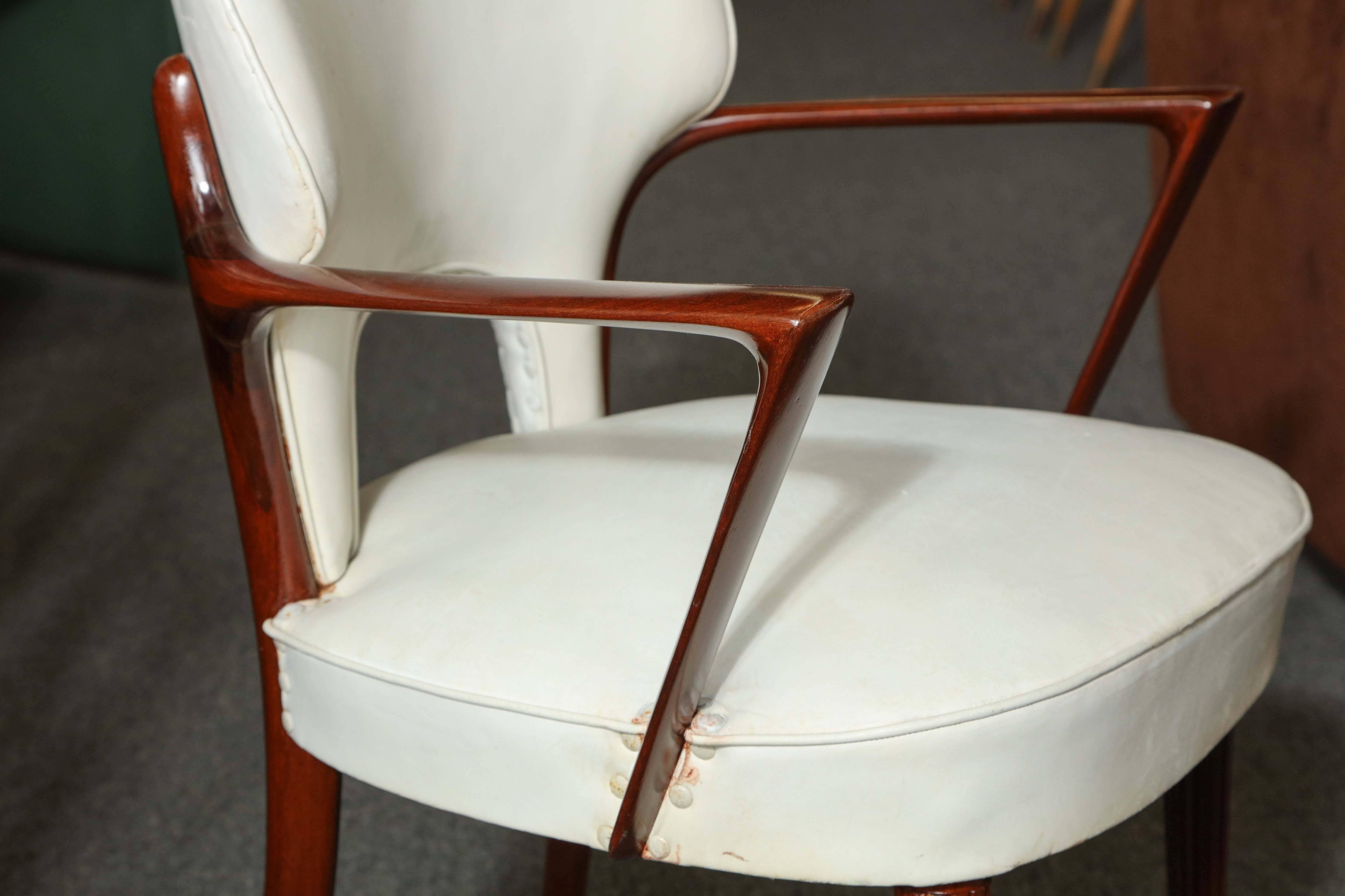 Italian Four Dassi Chairs Made in Milan