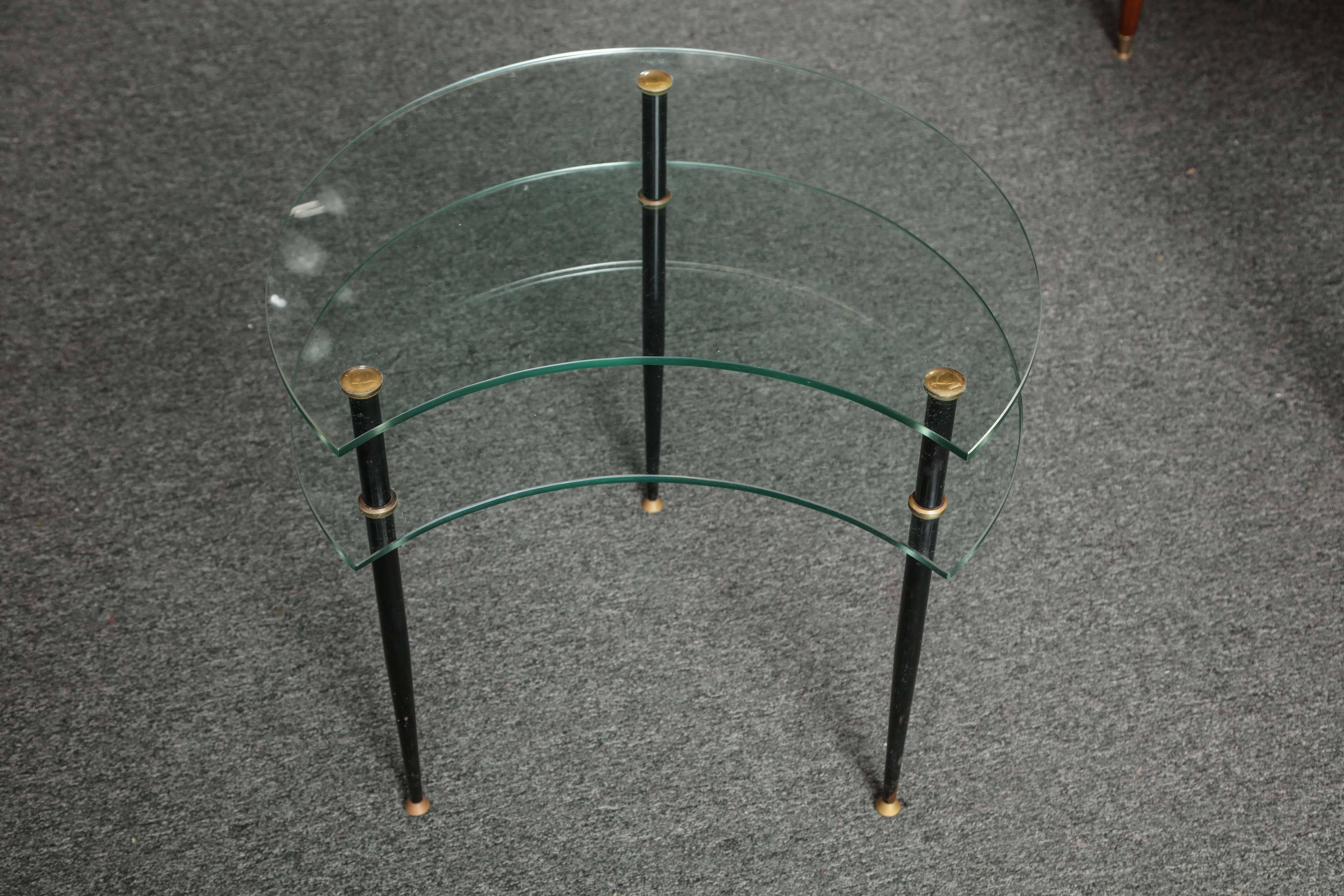 Mid-20th Century Stylish side table made in Italy 1960 by Vitrex, designed by Eduardo Paoli For Sale