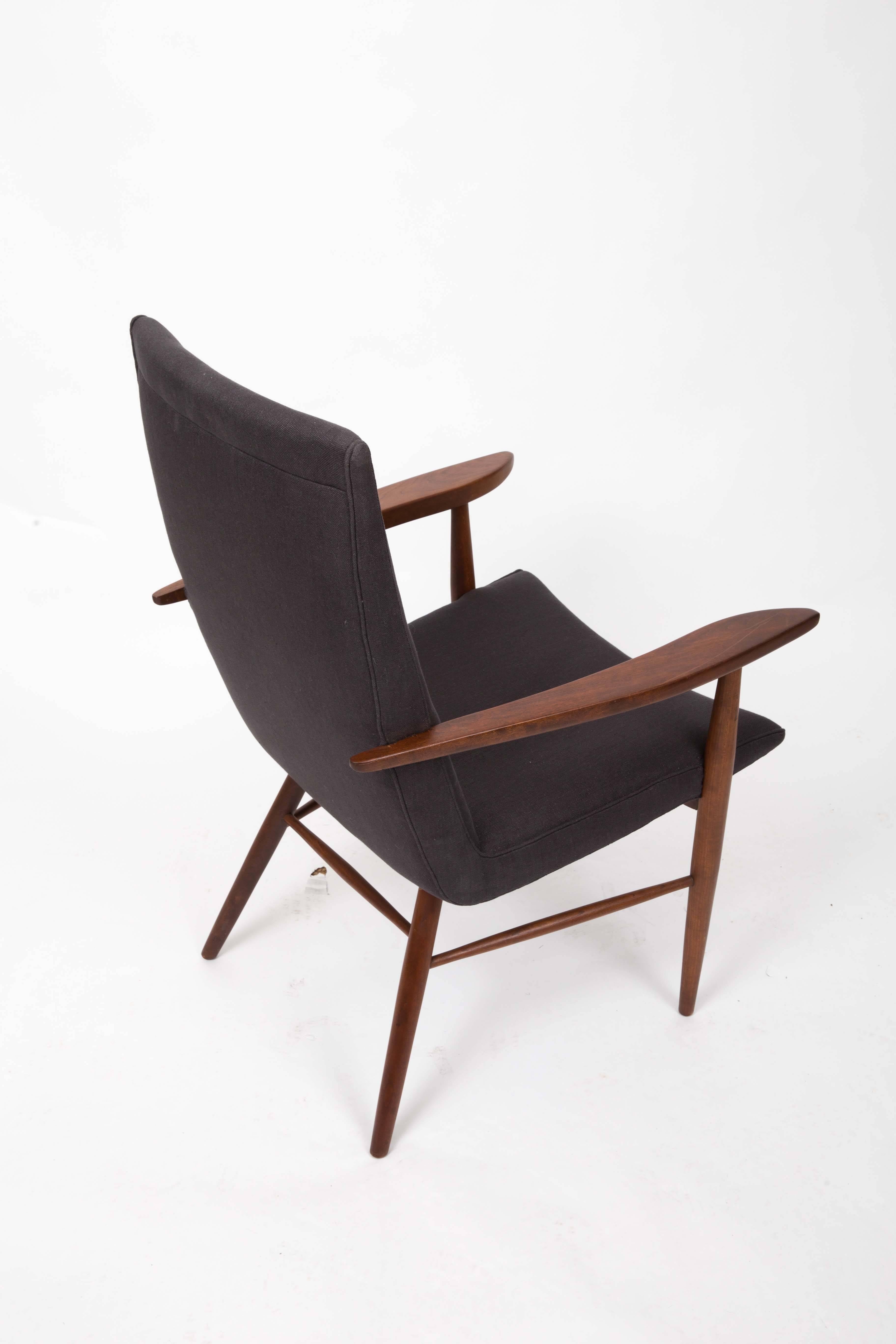 American Upholstered Dining Chair by George Nakashima for Widdicomb