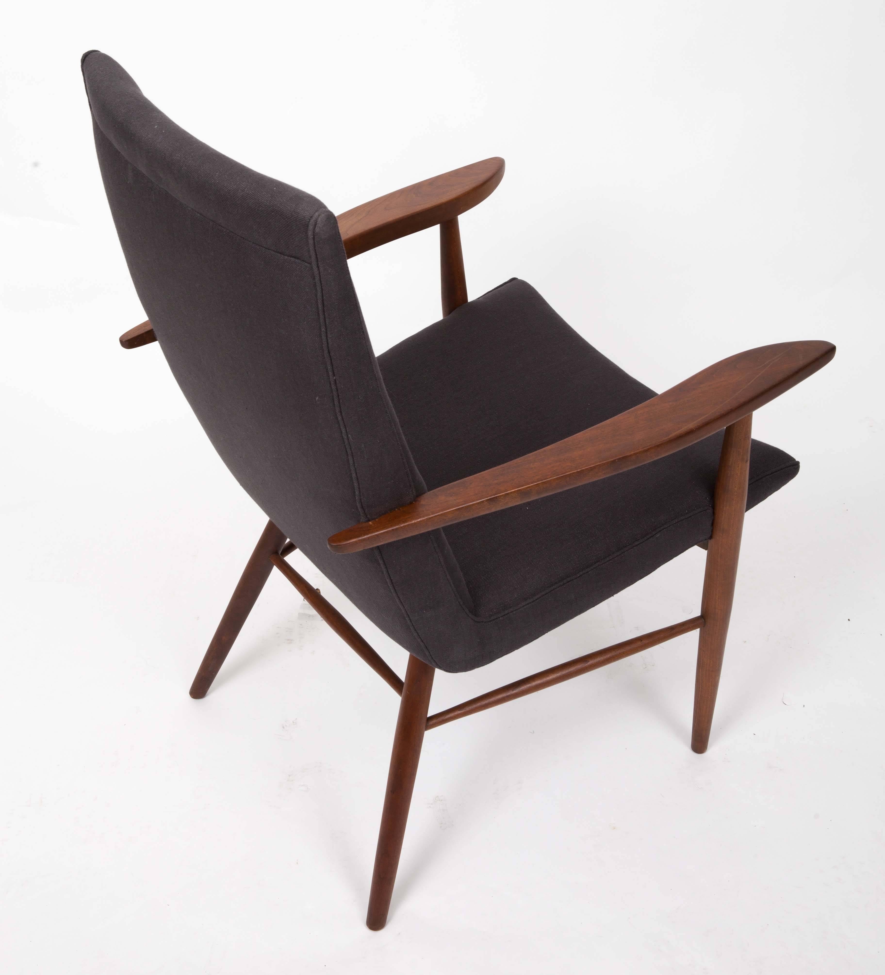 Upholstered Dining Chair by George Nakashima for Widdicomb In Excellent Condition In New York City, NY