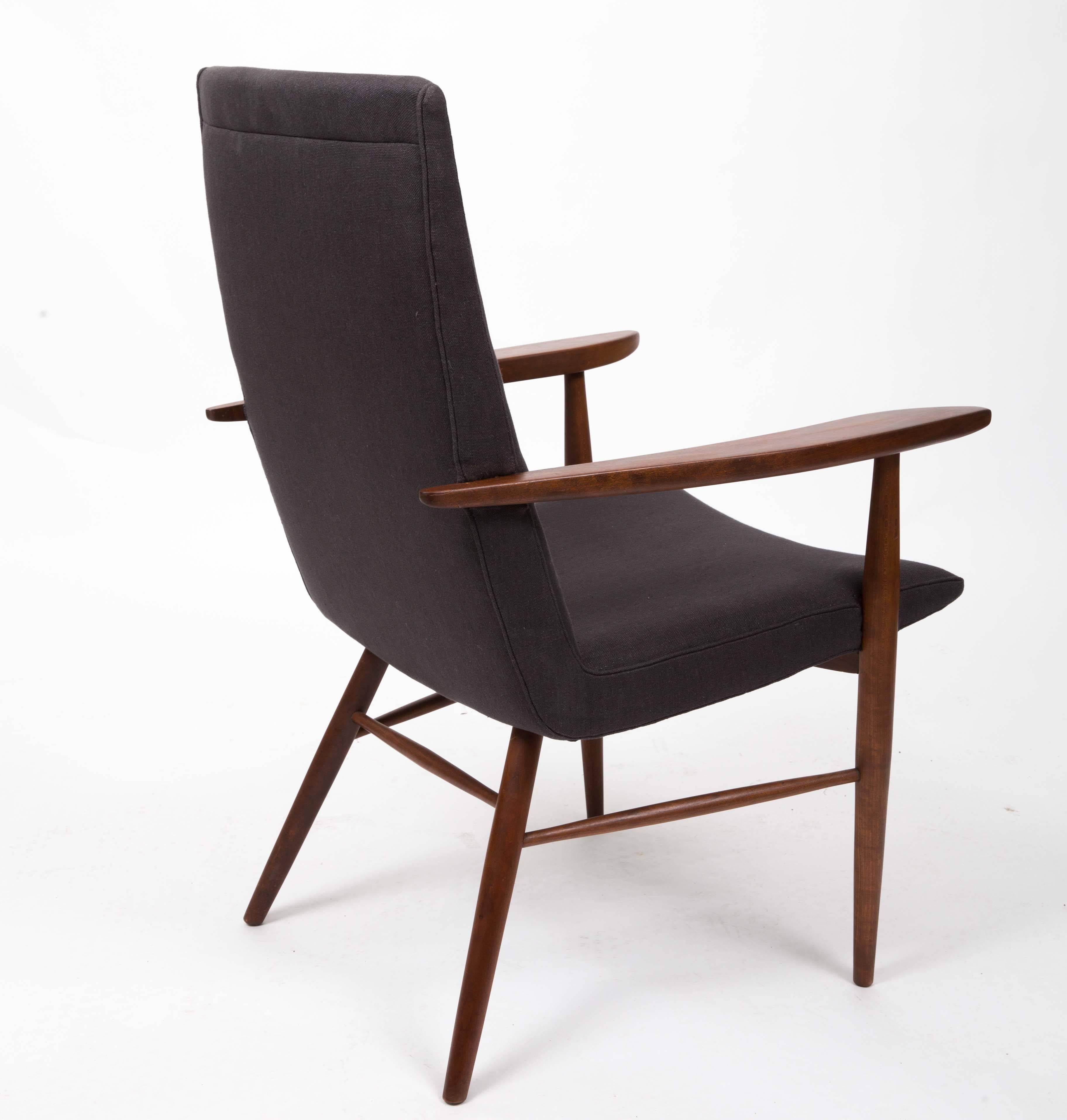 Mid-20th Century Upholstered Dining Chair by George Nakashima for Widdicomb