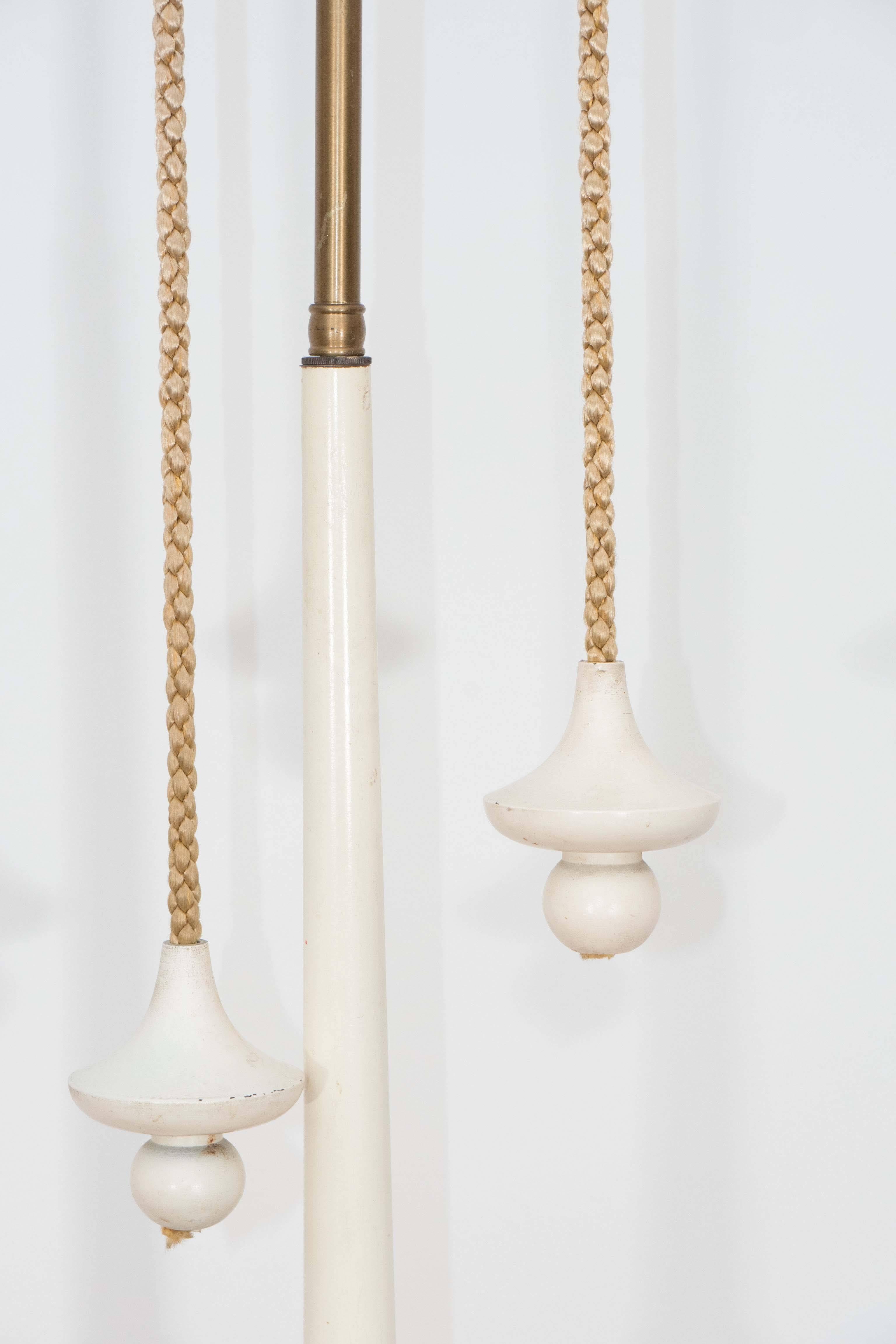 20th Century Gilt Ceramic Table Lamps