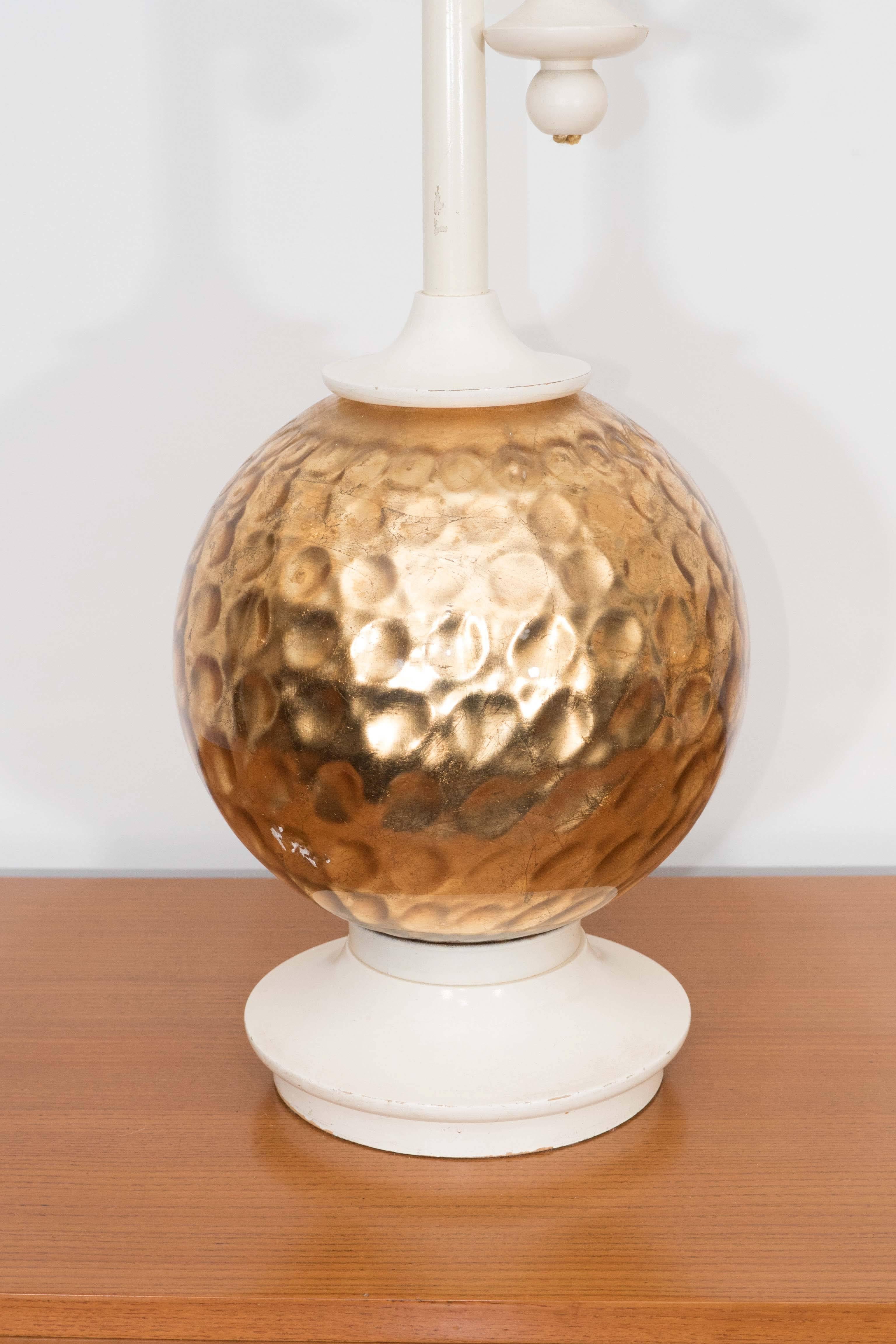 Gilt Ceramic Table Lamps 2