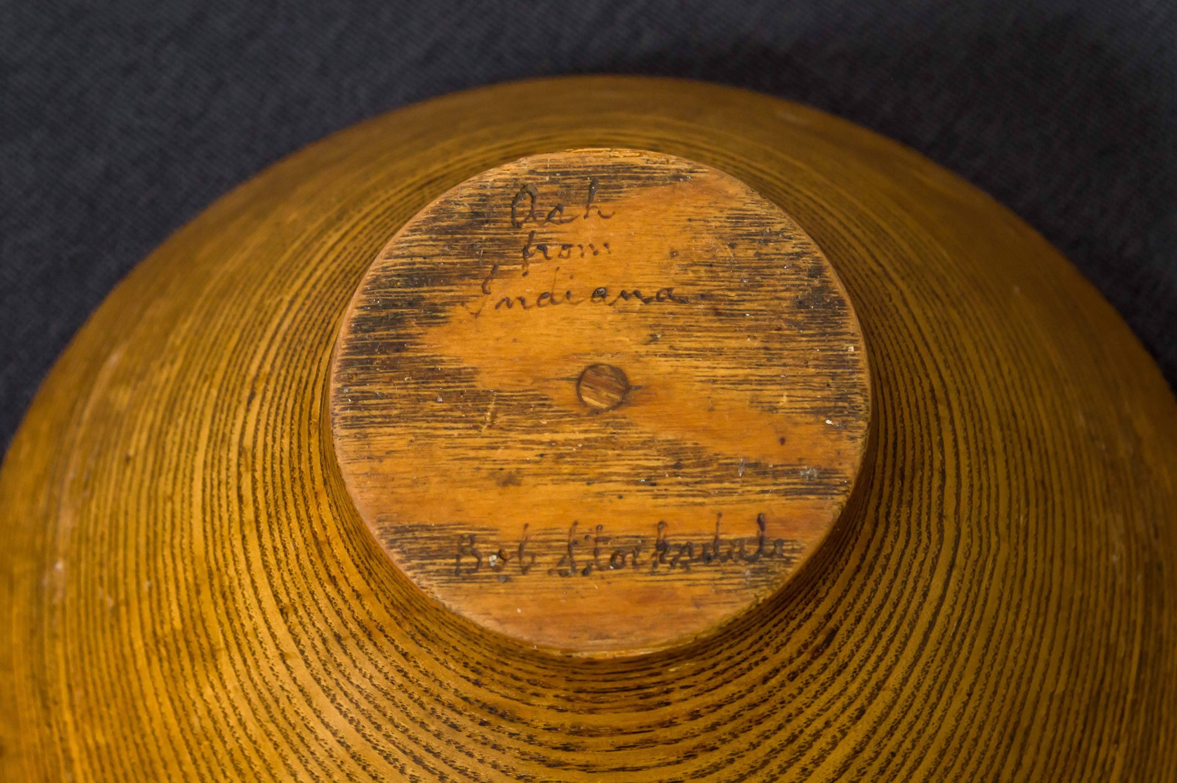 Important Turned Wood Ash Bowl by Bob Stocksdale In Good Condition In San Francisco, CA