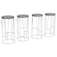 2019 Swivel Bar Stool by Arik Levy for Bernhardt Design in Maharam Alloy Flint