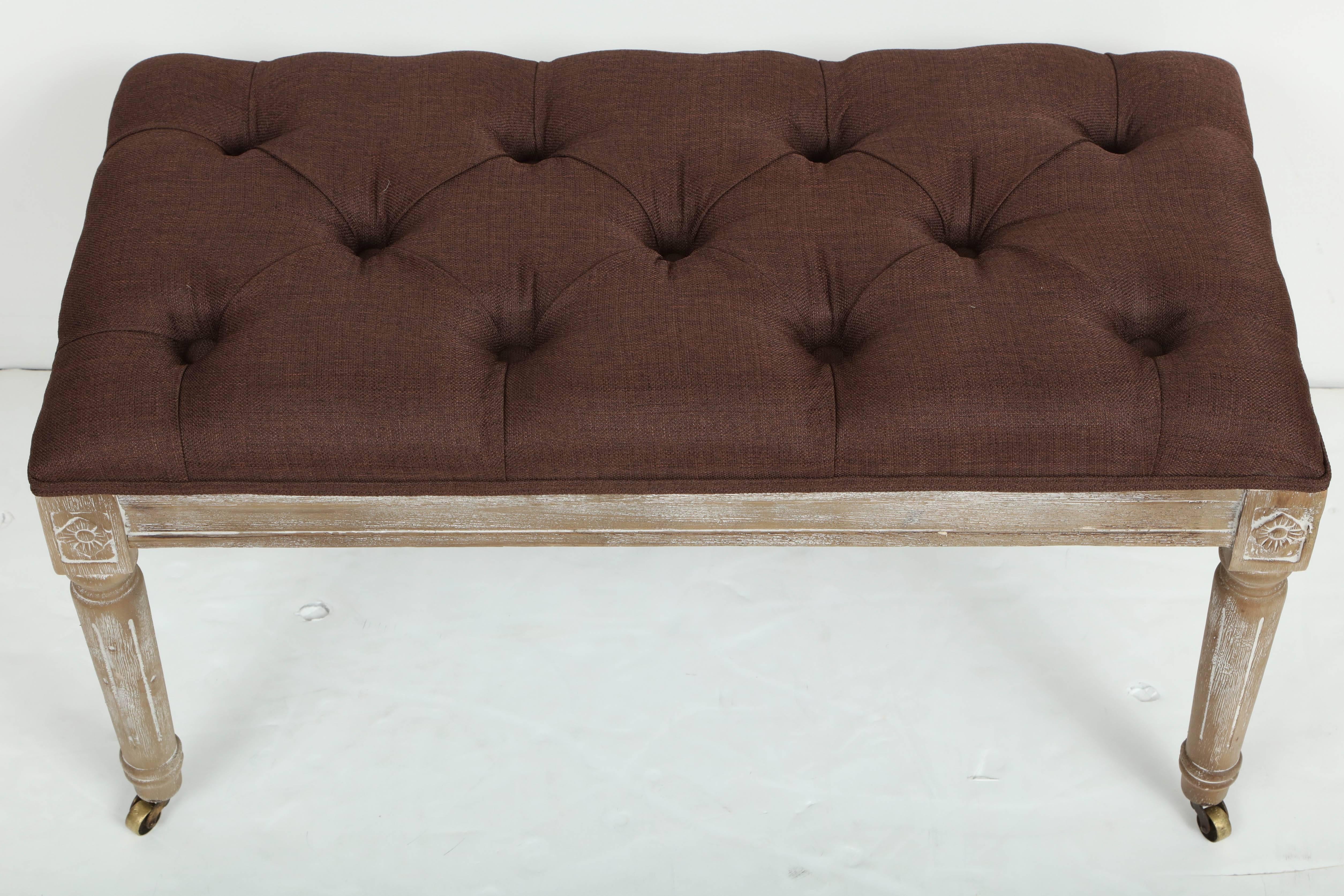 Pair of Upholstered Benches 1