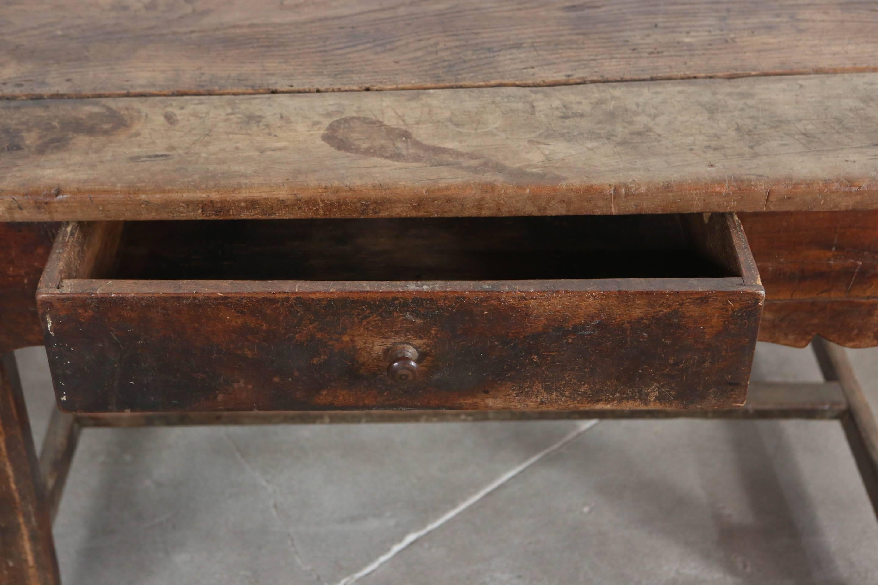Rustic Primitive French Table 3