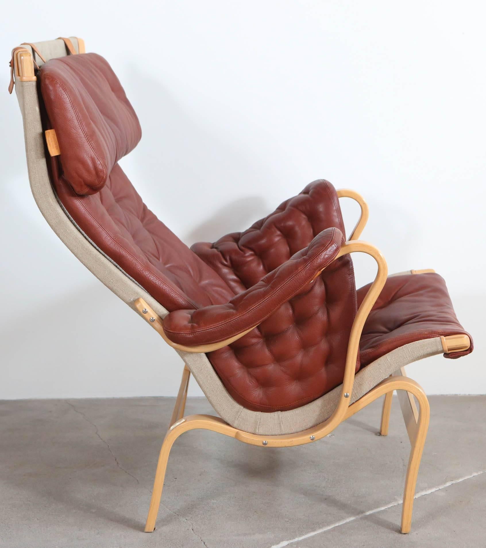 Bruno Mathsson Pernilla Chair In Excellent Condition In Los Angeles, CA