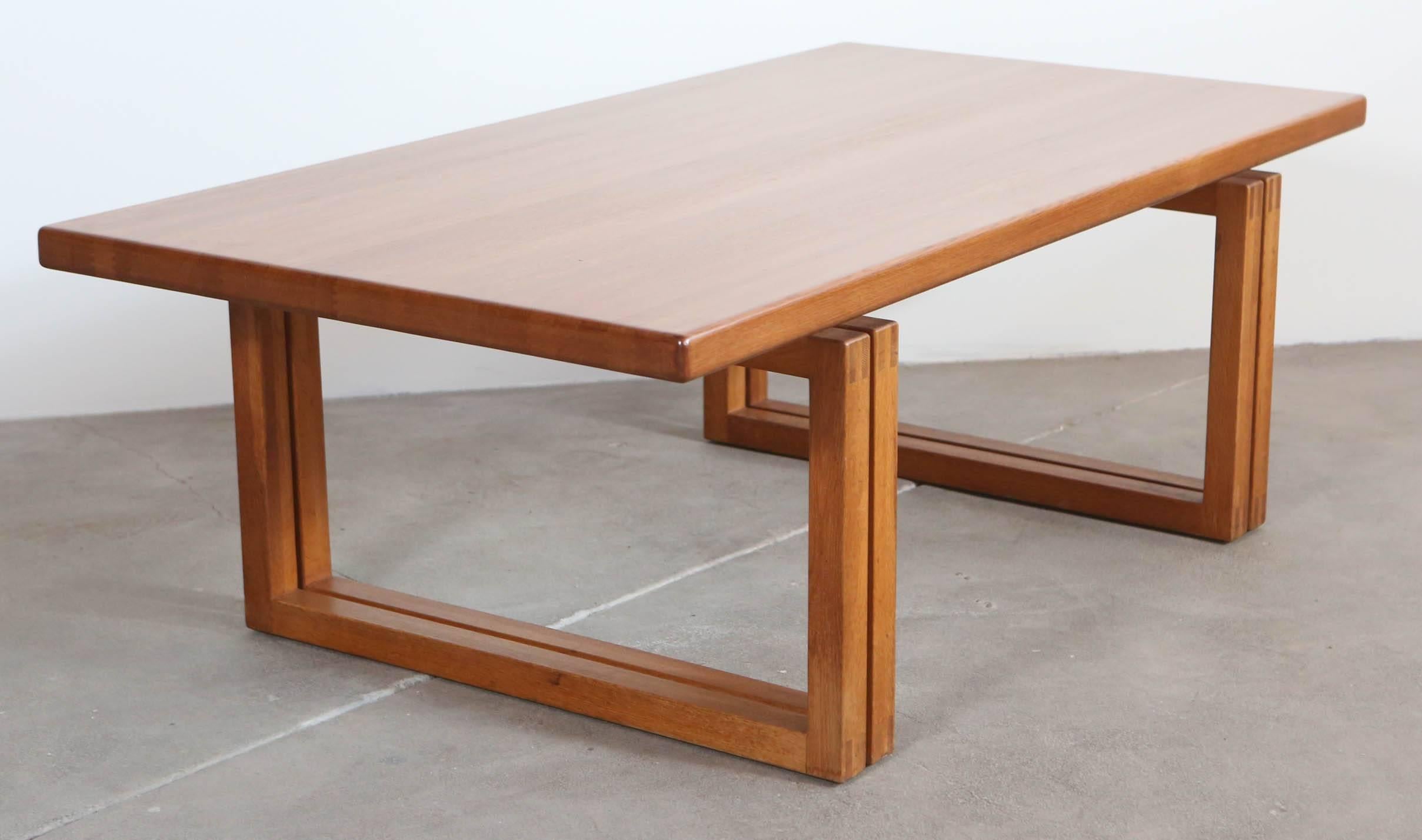 Double Leg Rectangular Coffee Table 1