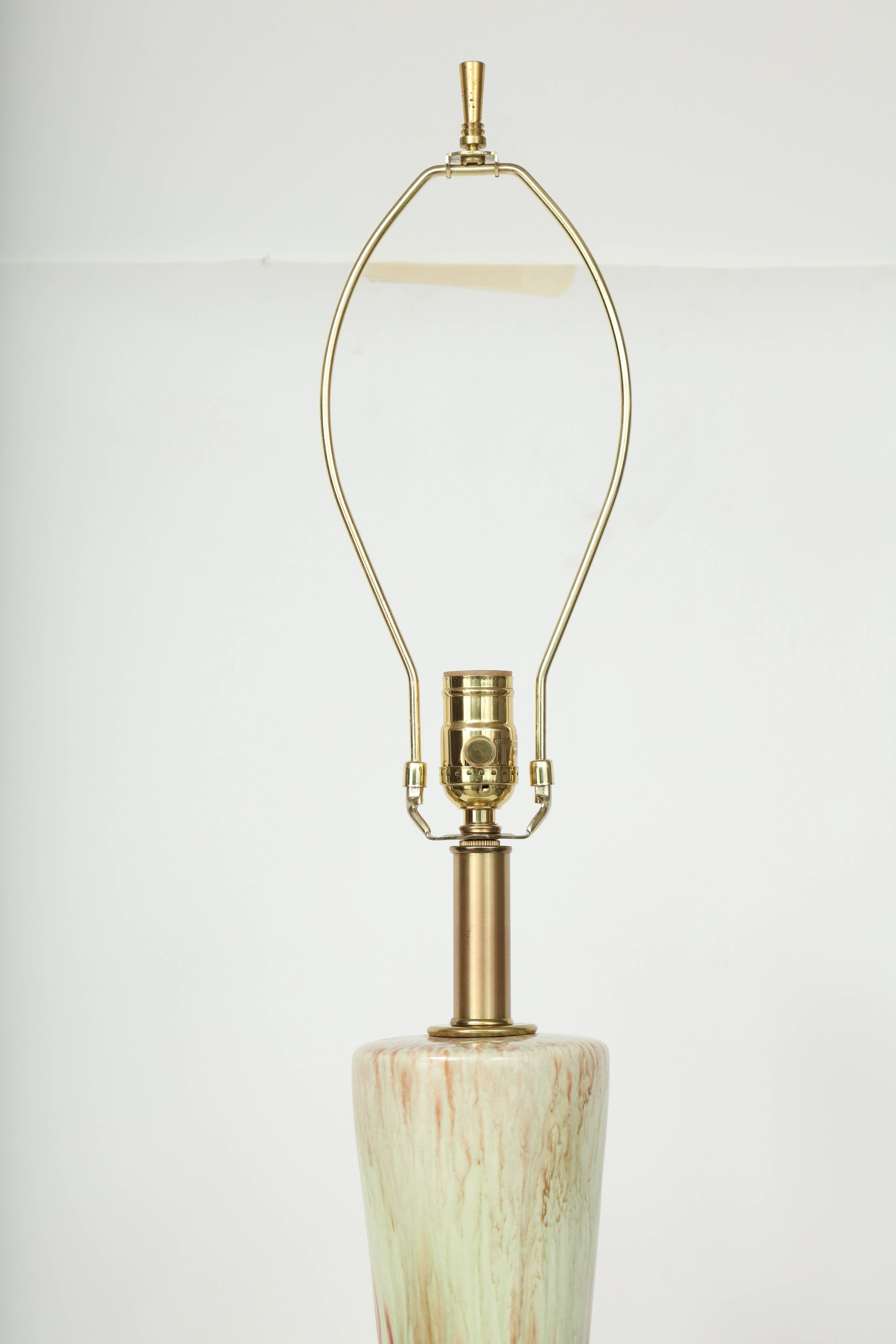 Italian Drip Glaze Twist Ceramic Lamps 2