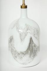 Michael Bang for Holmegaard White/Grey Lamps
