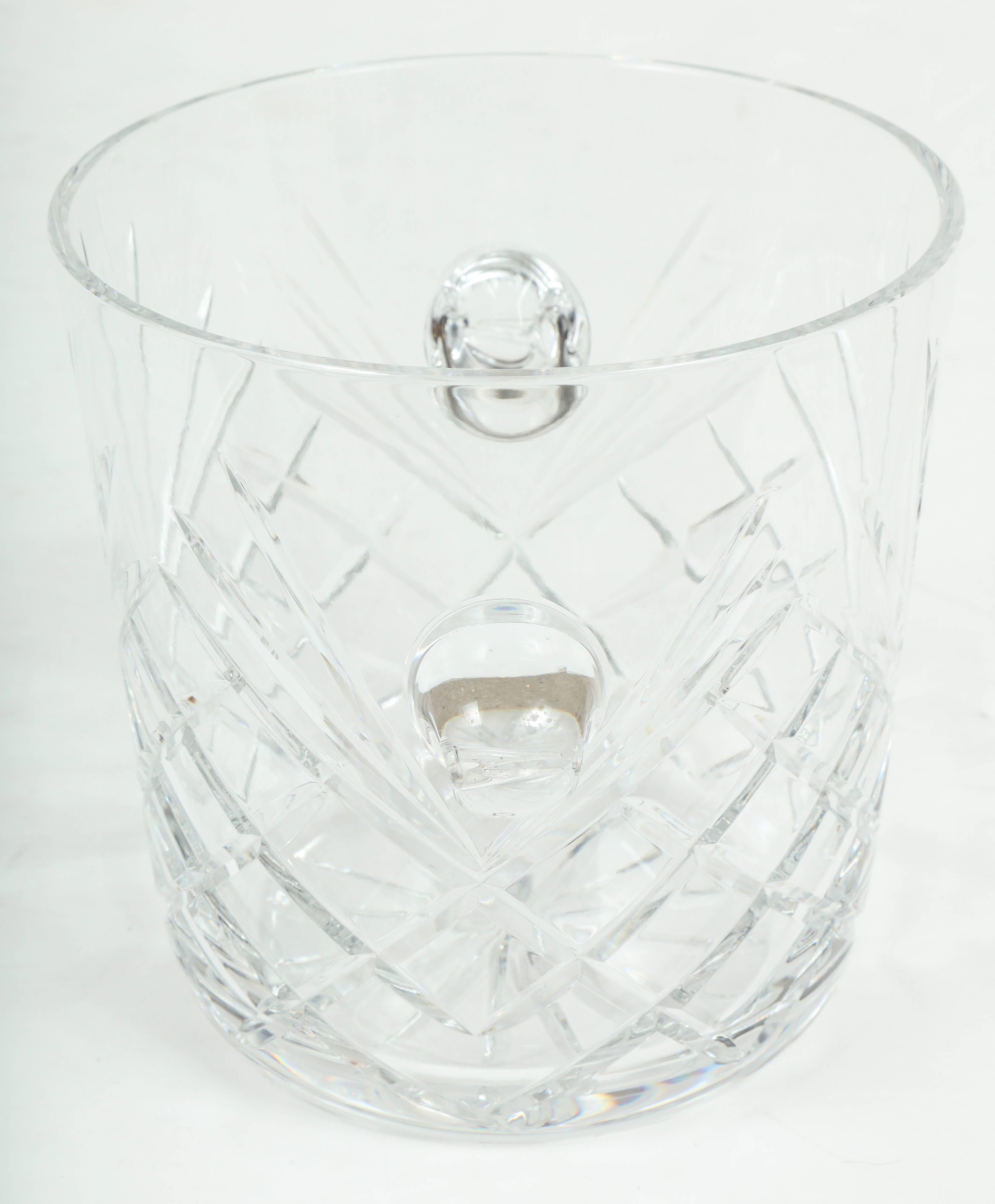 French Crystal Ice Bucket 1