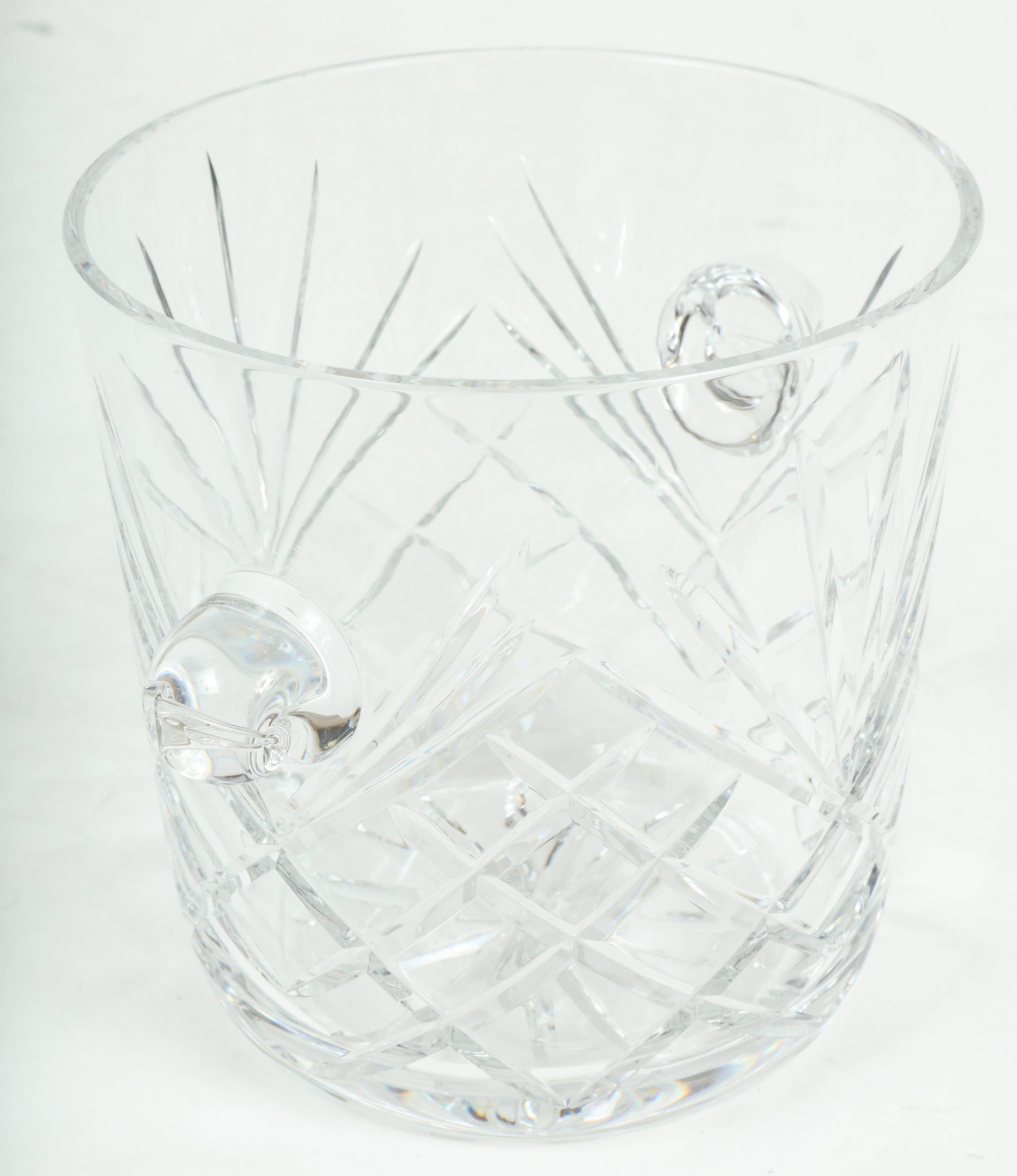 French Crystal Ice Bucket 2