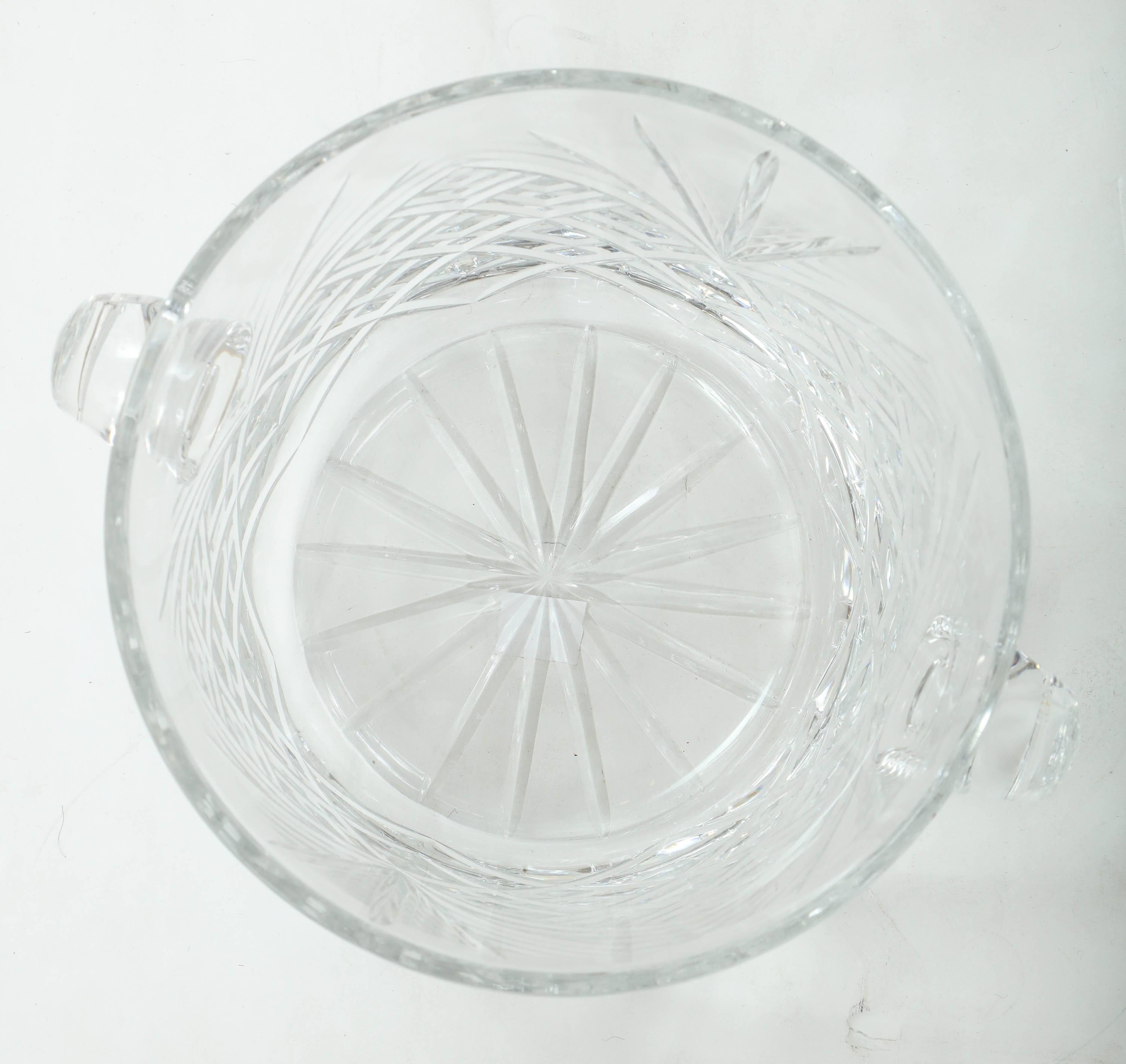 French Crystal Ice Bucket 5
