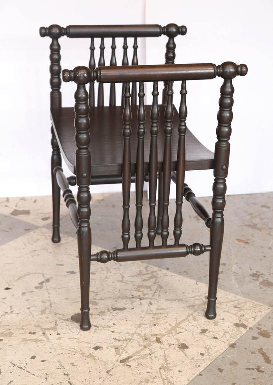 Pair Of Antique English Spindle Benches At 1stdibs