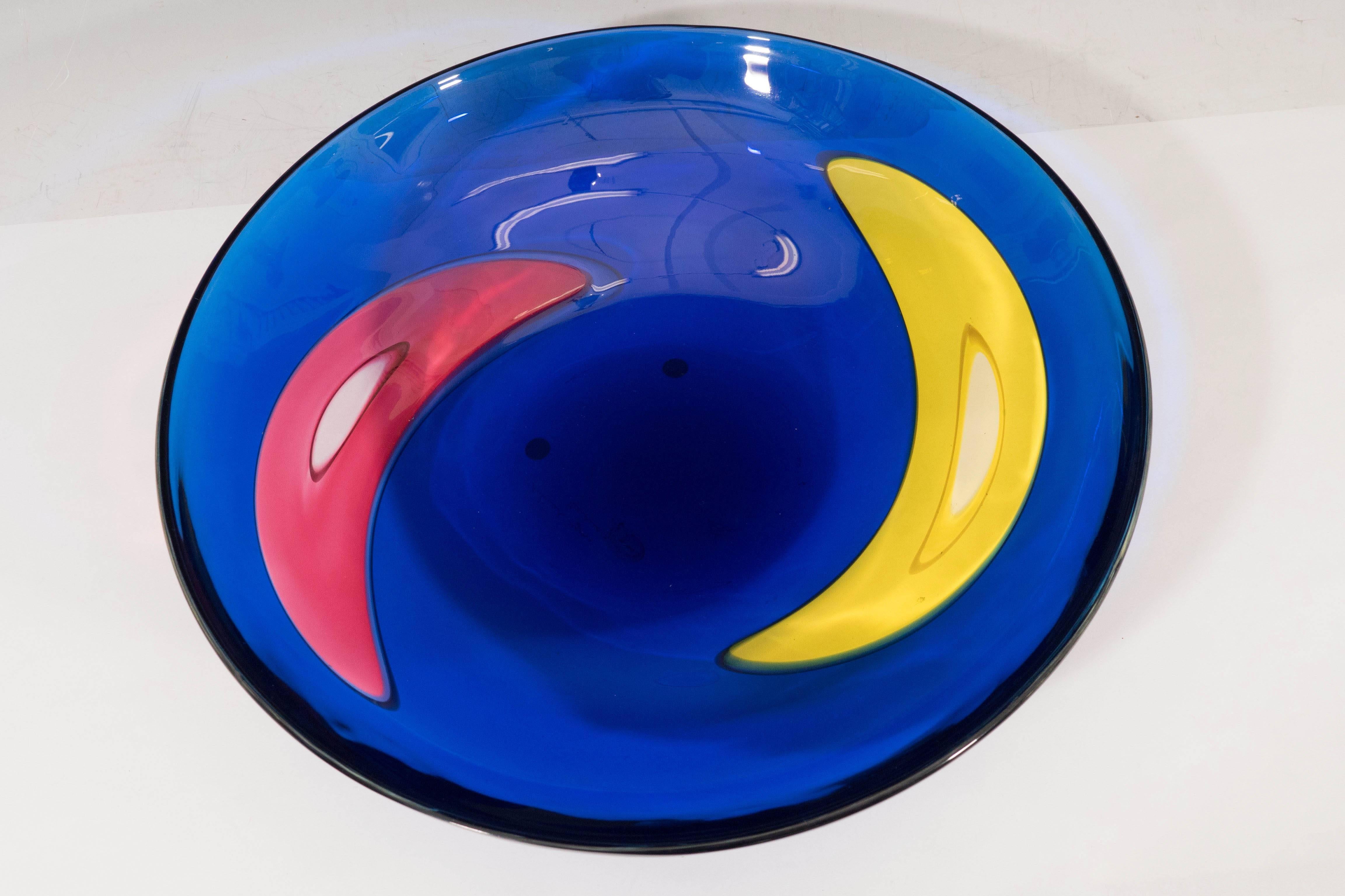 Archimede Seguso 'Carnevale' Murano Glass Bowl for Tiffany 1